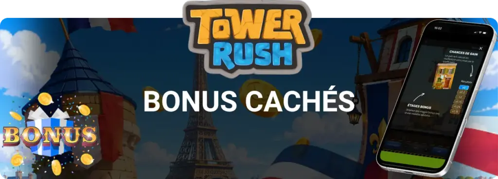 Tower Rush bonus Glace, Temple et Triple Étage